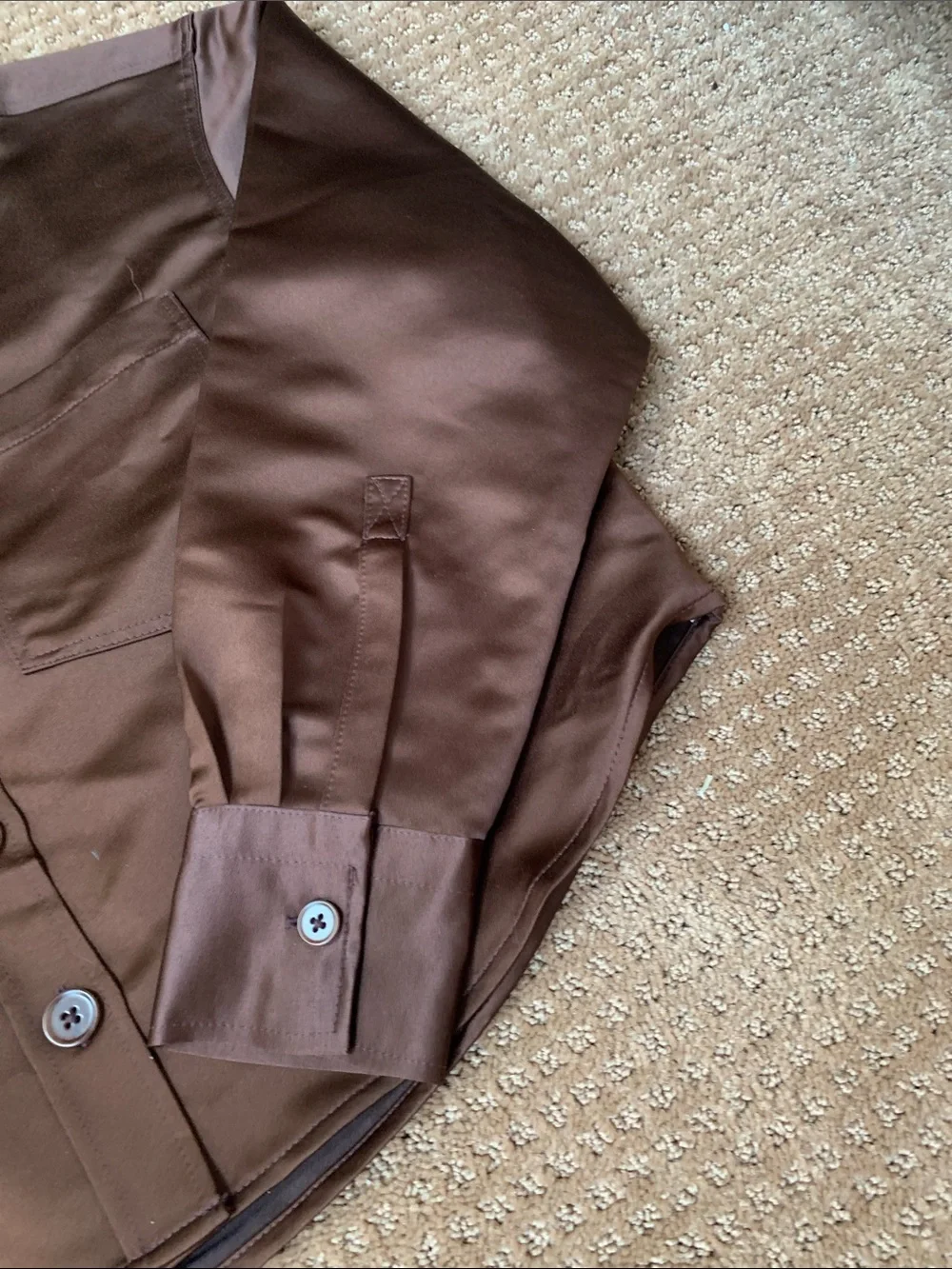 J. Crew Men’s Brown Classic Button-Down Shirt
